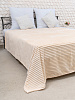 Плед Нежность полоска 150х200 Велсофт Beige